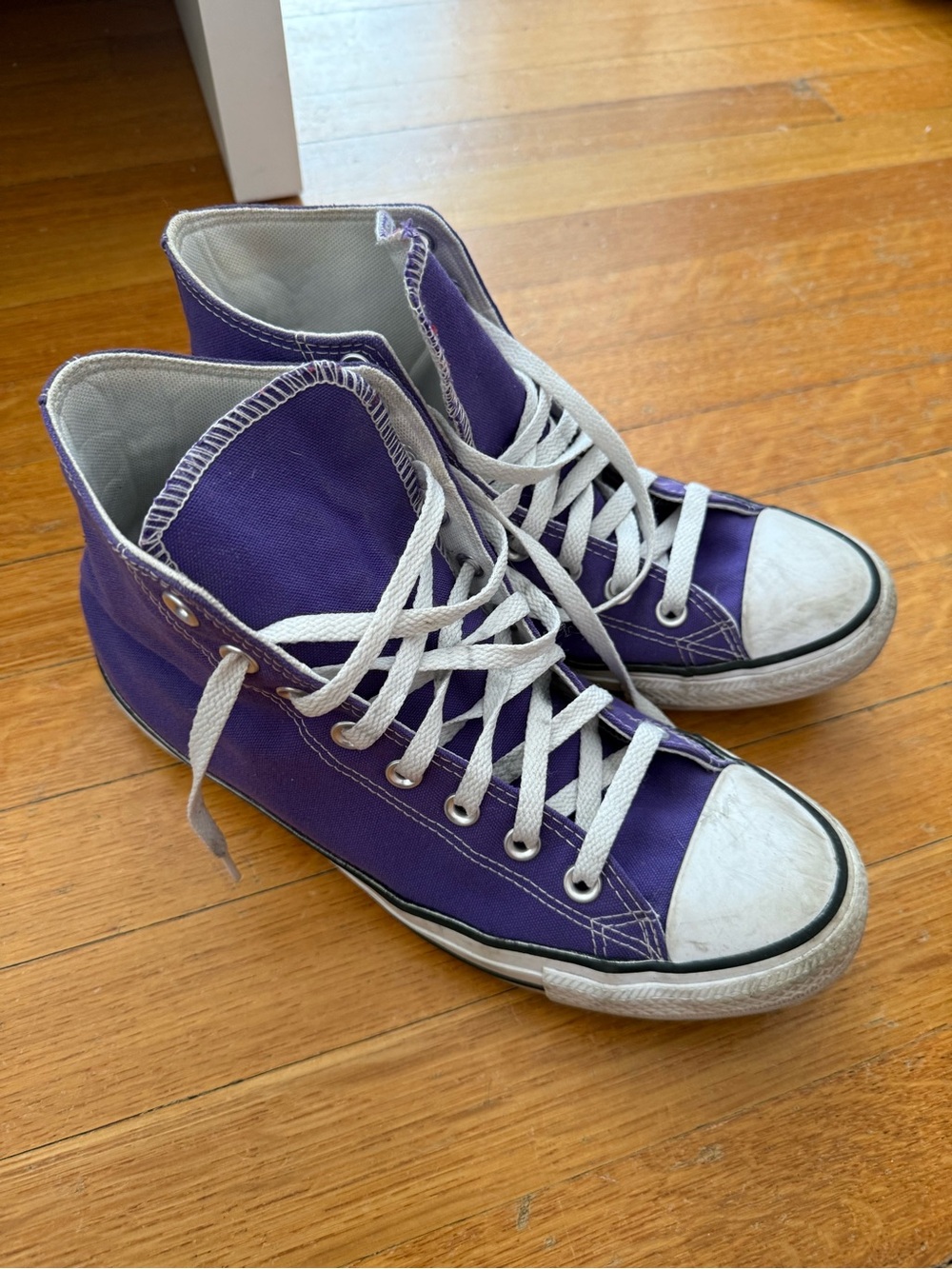 Converse Purple High-Top Sneakers
